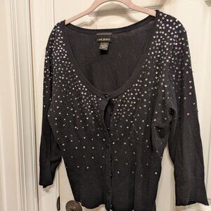Sequin cardigan sweater by Lane Bryant